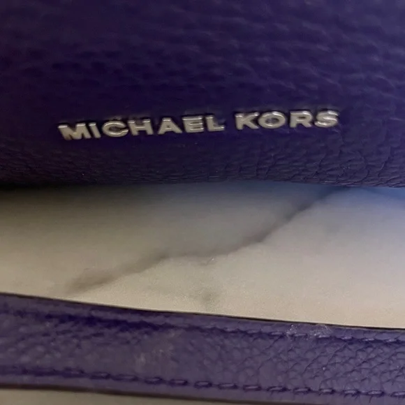Michael Kors deep purple Crossbody Bag with Tassel - Picture 2 of 11